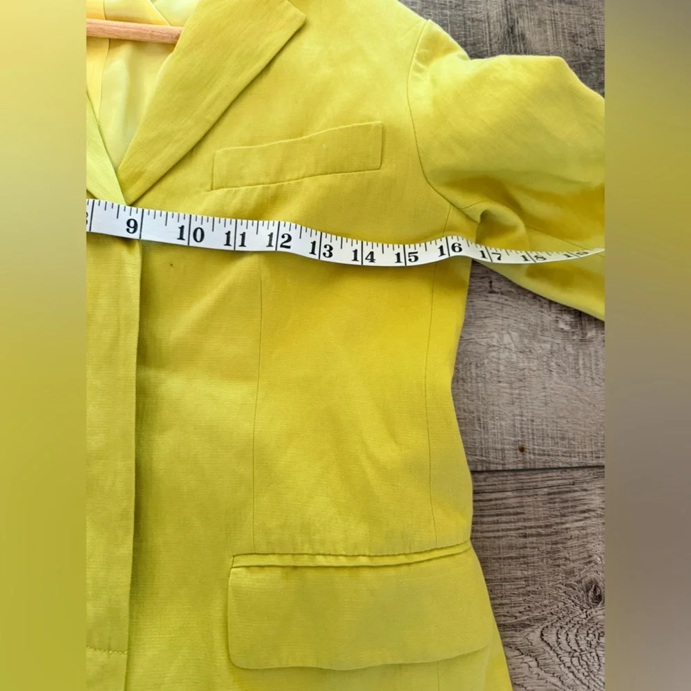 Vince Blazer Lemon Lime Size 4 - Picture 6 of 8